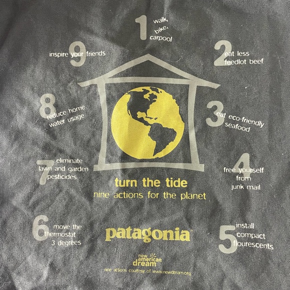 Patagonia Canvas Market Turn the Tide Tote - Picture 5 of 6
